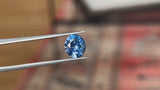 1.39CT OVAL PRECISION CUT MONTANA SAPPHIRE, BLUE, 7.2X6.3MM