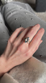 3.16ct Unheated Madagascar Marquise Sapphire Low Profile 6 Prong Solitaire in 14k Yellow Gold