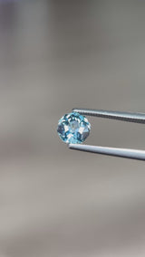 1.30ct Montana Sapphire, blue, 6.1x6.1x3.8mm