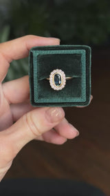 Antique Style Scalloped Diamond Halo - Setting