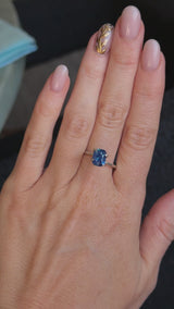 1.82CT ELONGATED CUSHION MADAGASCAR SAPPHIRE, ROYAL BLUE, UNTREATED, 8.2X6.4X4.1MM