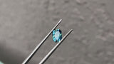 1.98CT PRECISION CUT RADIANT MONTANA SAPPHIRE, TEAL BLUE GREEN, 8.1X6.1MM