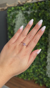 1.00CT PRECISION CUT OVAL MONTANA SAPPHIRE, FLORAL PINK AND PURPLE, 6.3X5.3X3.9MM, UNTREATED