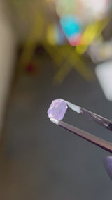 2.15ct Montana Sapphire, opalescent purple and pink, 8.3x5.6x5.1mm, Untreated