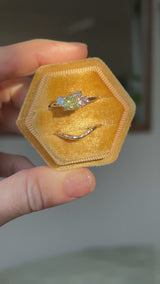 Mountainscape Diamond Cluster Ring - Low Profile Setting