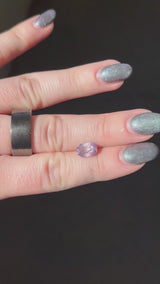2.15ct Montana Sapphire, opalescent purple and pink, 8.3x5.6x5.1mm, Untreated