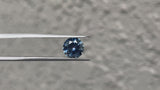 2.49CT PRECISION CUT ROUND BRILLIANT MONTANA SAPPHIRE, MIDNIGHT BLUE, 8.1MM