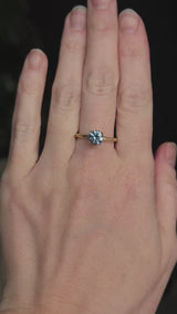 Evergreen 4-Prong Solitaire, Stackable - Setting