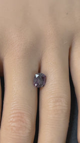1.94CT PRECISION CUT FANCY CUSHION MONTANA SAPPHIRE, COLOR SHIFTING MIDNIGHT TEAL TO PURPLE, 7.6X6.6MM