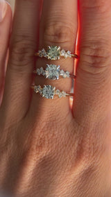 Starry Night Diamond Solitaire Low Profile - Setting