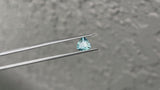 1.14CT PRECISION CUT TRILLION BRILLIANT MONTANA SAPPHIRE, COLOR SHIFTING LIGHT BLUE TEAL, 6.6MM
