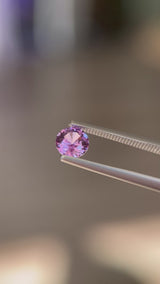 0.74ct Round Umba Sapphire, purple