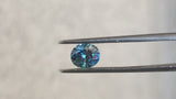 1.60CT OVAL BRILLIANT PRECISION CUT MONTANA SAPPHIRE, PARTI DEEP TEAL BLUE, 7.2X6.2MM