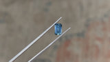 1.57CT PRECISION CUT EMERALD CUT MONTANA SAPPHIRE, BLUE, 7.3X4.9MM