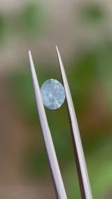 1.99ct Oval Montana Sapphire, Silky Light Blue, 8.0 x 6.6 x 4.7mm, Untreated