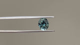 2.60CT OVAL BRILLIANT PRECISION CUT MONTANA SAPPHIRE, AQUA BLUE TEAL, 8.5X7MM