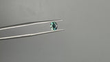 1.14CT OVAL PRECISION CUT MONTANA SAPPHIRE, TEAL BLUE GREEN, 6.6X5.3MM