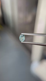 0.98ct Oval Montana Sapphire, Medium Teal, 6.6 x 4.8 x 3.8mm, Untreated