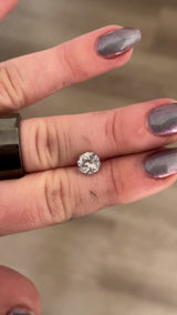 1.62ct Umba Sapphire, Grey to Light Blue, Untreated