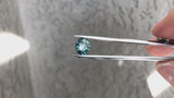 1.92CT OVAL PRECISION CUT MONTANA SAPPHIRE, TEAL BLUE GREEN, 8X6.8MM