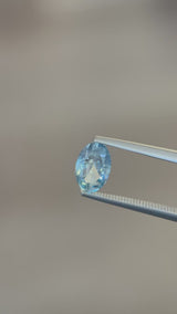 1.93ct Oval Montana Sapphire, Medium to Deep Blue, 8.7x5.7x4.8mm, Untreated