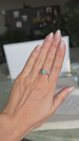 2.22CT ROUND MONTANA SAPPHIRE, SILKY SOFT LIGHT AQUA BLUE, 8.1MM