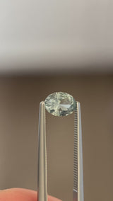 1.21ct Oval Montana Sapphire, teal, 7.0 x 5.3 x 4.0mm, Untreated