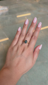 2.08CT OVAL MADAGASCAR SAPPHIRE, MEDIUM GLOWY CARIBBEAN BLUE GREEN, UNTREATED, 8.2X6.6X4.4MM