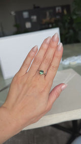 2.05CT OVAL MADAGASCAR SAPPHIRE, TEAL GREEN, UNTREATED, 8.23X6.51X4.79MM