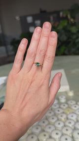 1.16CT OVAL MADAGASCAR SAPPHIRE, MEDIUM TEAL, 6.48X5.94X3.81MM