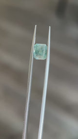 2.70CT RADIANT CUT MONTANA SAPPHIRE, TEAL BLUE-GREEN WITH GREY, UNTREATED, 7.66X6.59MM, EARLY ACCESS