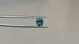 1.81CT PRECISION CUT OVAL BRILLIANT MONTANA SAPPHIRE, TEAL, 7.6x6.4MM