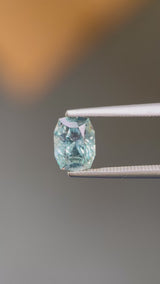 2.27ct Montana Sapphire, medium blue teal, 8.2x5.9x5.1mm, UNTREATED