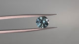 1.58CT PRECISION CUT ROUND BRILLIANT MONTANA SAPPHIRE, TEAL BLUE GREEN, 6.8MM