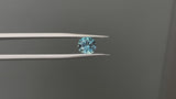 1.43CT PRECISION CUT PEAR BRILLIANT MONTANA SAPPHIRE, BLUE GREEN, 6.6MM