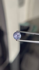 2.14ct Round Montana Sapphire, 7.4 x 5.0mm, Untreated