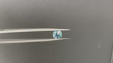 1.47CT ROUND PRECISION CUT MONTANA SAPPHIRE, MEDIUM BLUE, 6.67×4.47MM