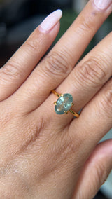2.54CT MOVAL MONTANA SAPPHIRE, AQUA BLUE TEAL, 10.6X6.69X4.69MM, UNTREATED