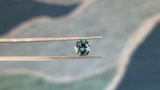 1.46CT OVAL PRECISION CUT MONTANA SAPPHIRE, MEDIUM TEAL BLUE GREEN, 7X6.1MM
