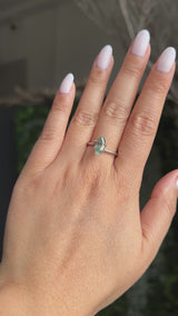 2.24CT MARQUISE MONTANA SAPPHIRE, SEAFOAM GREEN TEAL, 14.1X5.5MM
