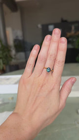 2.07CT OVAL MADAGASCAR SAPPHIRE, MEDIUM TEAL BLUE, UNTREATED, 8.1X6.6X5.1MM