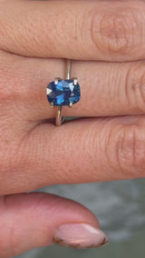 1.82CT ELONGATED CUSHION MADAGASCAR SAPPHIRE, ROYAL BLUE, UNTREATED, 8.2X6.4X4.1MM