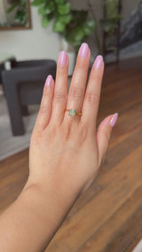 1.59CT ELONGATED CUSHION MADAGASCAR SAPPHIRE, OPALESCENT LIGHT TEAL SEAFOAM WITH DARK GREEN, 7X6.1X4.2MM