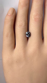 1.94CT PRECISION CUT FANCY CUSHION MONTANA SAPPHIRE, COLOR SHIFTING MIDNIGHT TEAL TO PURPLE, 7.6X6.6MM