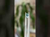 0.98CT ROUND MADAGASCAR SAPPHIRE, COLOR SHIFTING BLUE TO GREEN PARTI, 5.8MM