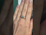 Mountainscape Diamond Cluster Ring - Low Profile Setting