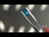 2.77CT SCISSOR SHEAR PRECISION CUT MONTANA SAPPHIRE, AQUA TEAL BLUE GREEN, 8.4X6.2MM