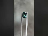 1.52CT OVAL MOZAMBIQUE SPINEL, TEAL BLUE, 8.0X6.7MM, UNTREATED