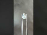 1.38CT PEAR MADAGASCAR SAPPHIRE, GLOWY OPALESCENT WHITE, 7.8X5.7MM, UNTREATED