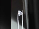 2.12CT FANCY TRILLION SRI LANKAN SAPPHIRE, WHITE, 10.4X7.9MM, UNTREATED